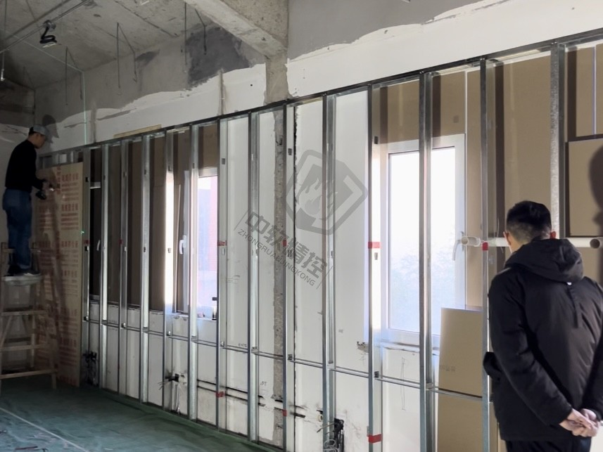 消防安全体验馆建设中